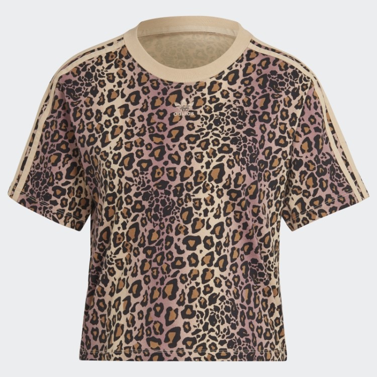 Camiseta Preta Com Estampa Allover Adidas