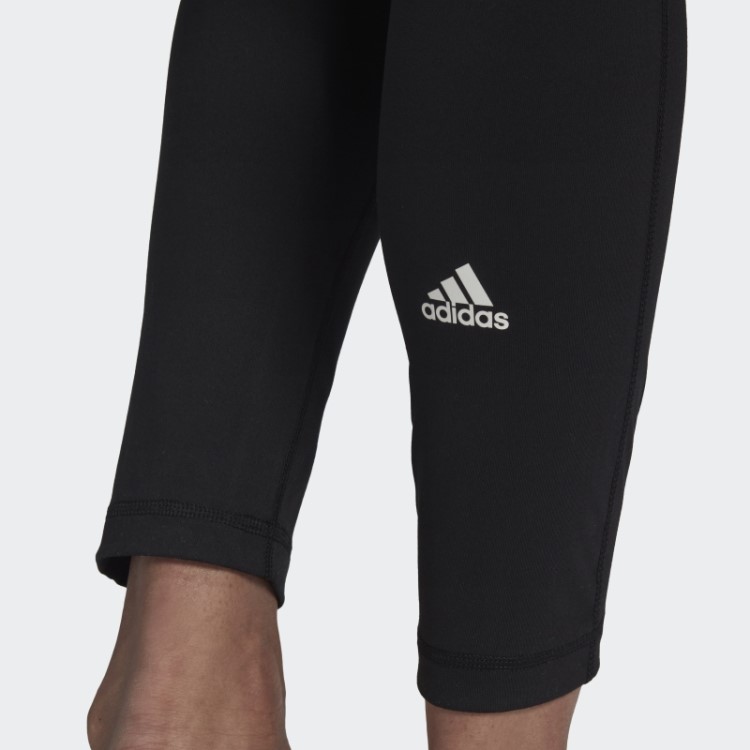 Leggings Pretas De Cintura Alta Yoga Essentials Adidas