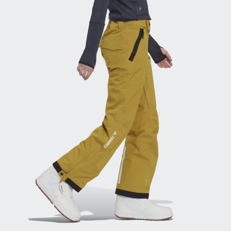 Calça Stretch Com Isolamento De Duas Camadas Verde Adidas Resort