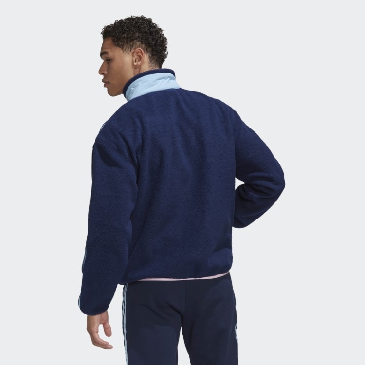 Jaqueta De Lã Adidas Arsenal Lifestyler Azul Marinho