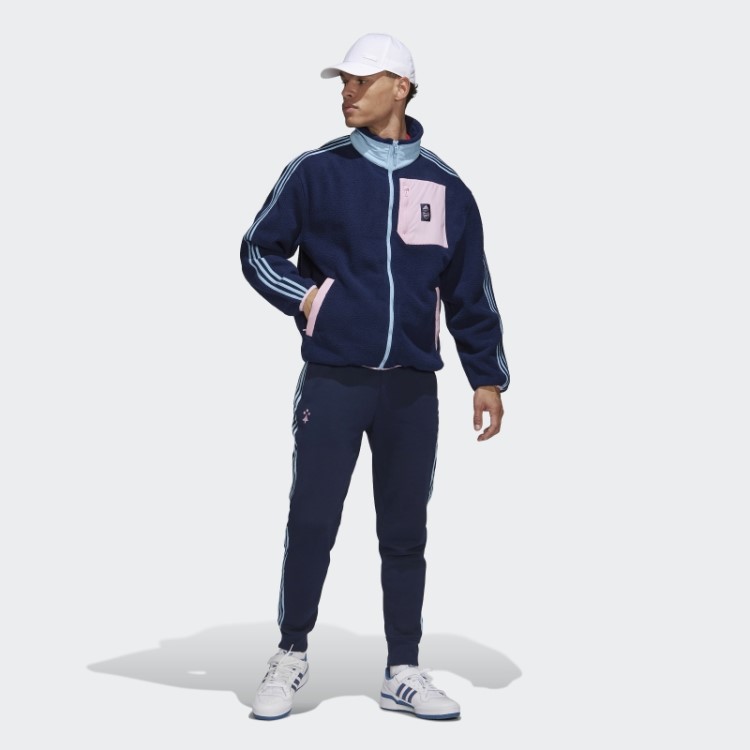 Jaqueta De Lã Adidas Arsenal Lifestyler Azul Marinho