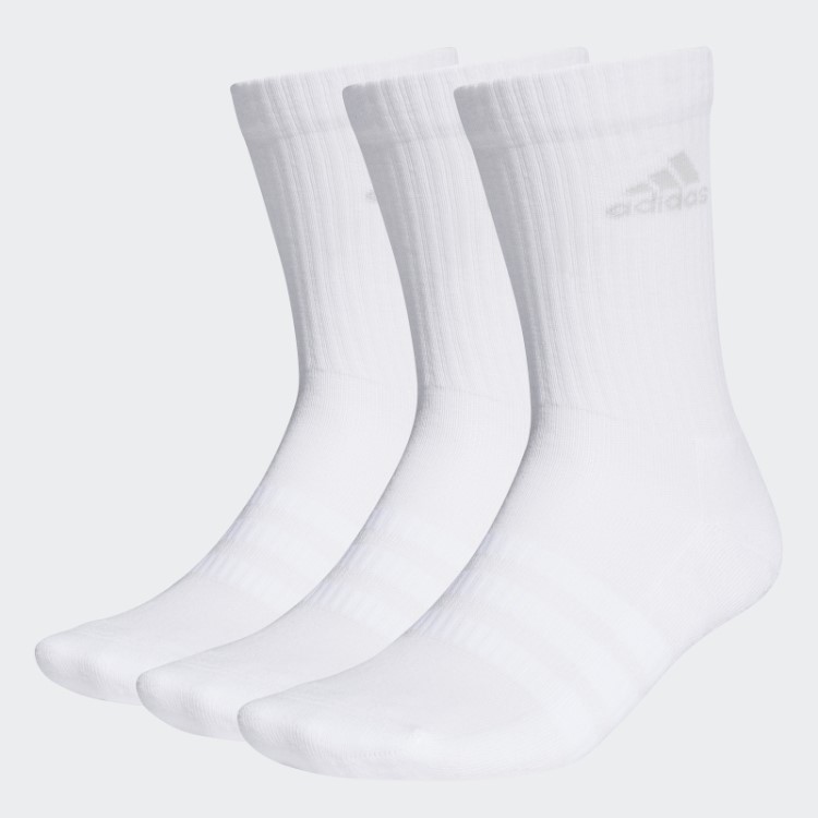 Meias Brancas Adidas Acolchoadas