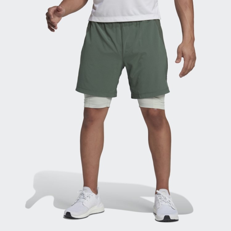 Bermuda De Treino Hiit Spin Verde óxido Adidas