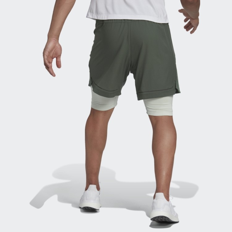 Bermuda De Treino Hiit Spin Verde óxido Adidas
