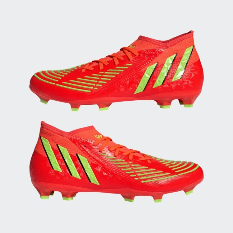 Vermelho Adidas Predador Edge.2 Chuteiras Firmes