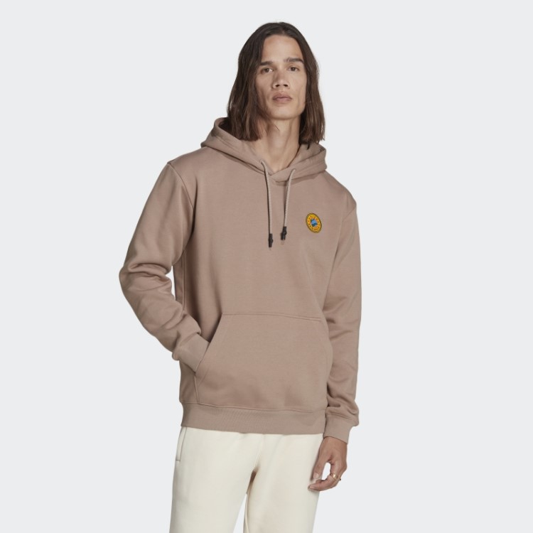 Moletom Marrom Adidas Com Capuz Wander Hour