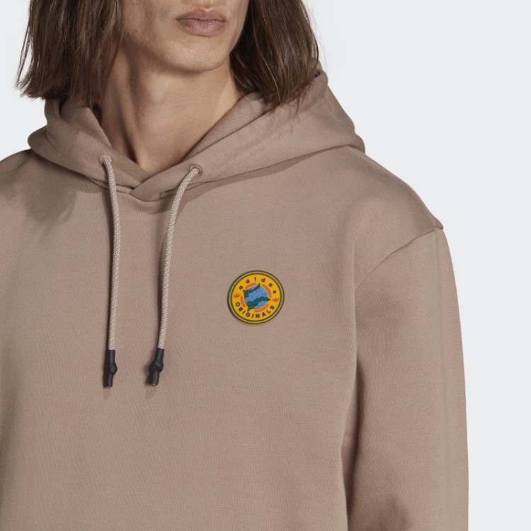 Moletom Marrom Adidas Com Capuz Wander Hour