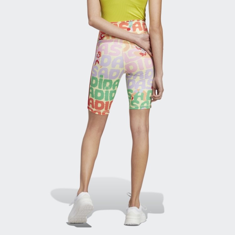 Bermuda Bike Adidas X Farm Rio Pérola Citrine Hot