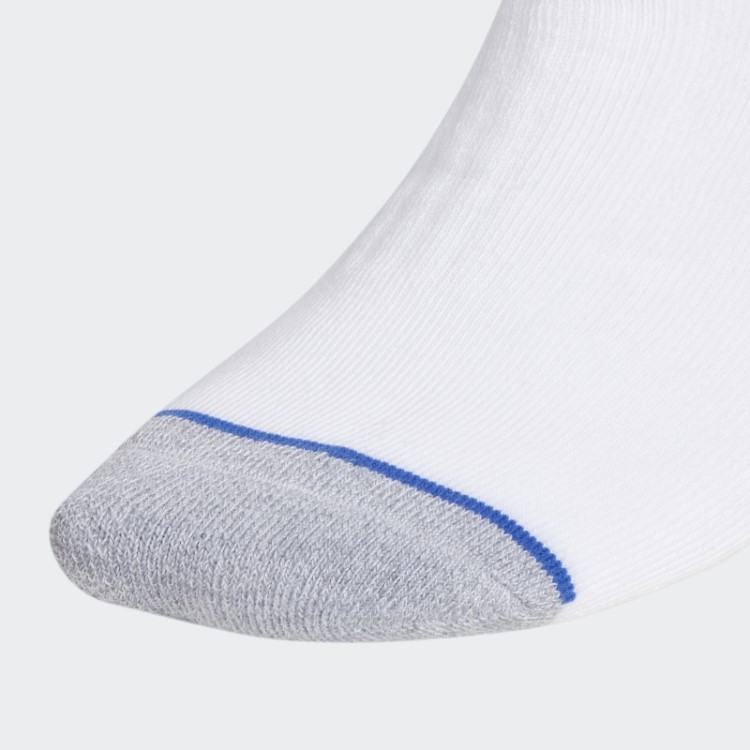 Meias Clássicas Almofadadas Adidas Brancas 3 Pares