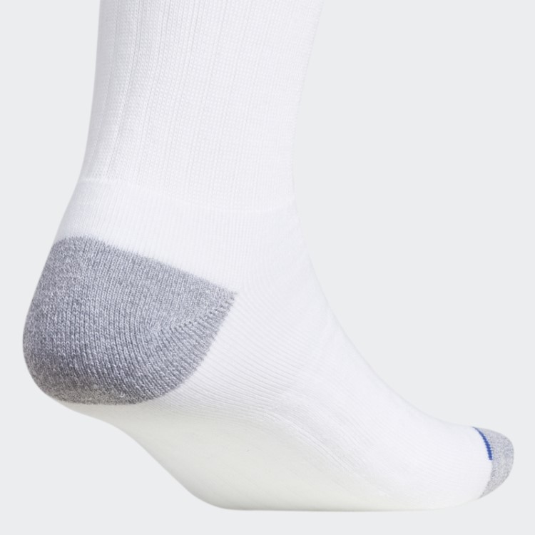 Meias Clássicas Almofadadas Adidas Brancas 3 Pares