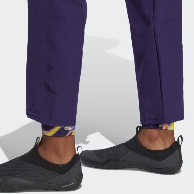 Calça Estampada Positivisea Roxo Escuro Adidas