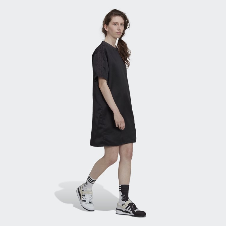 Adidas Always Original Vestido Preto Com Renda