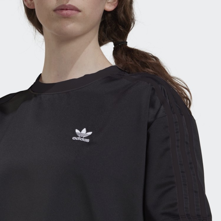 Adidas Always Original Vestido Preto Com Renda