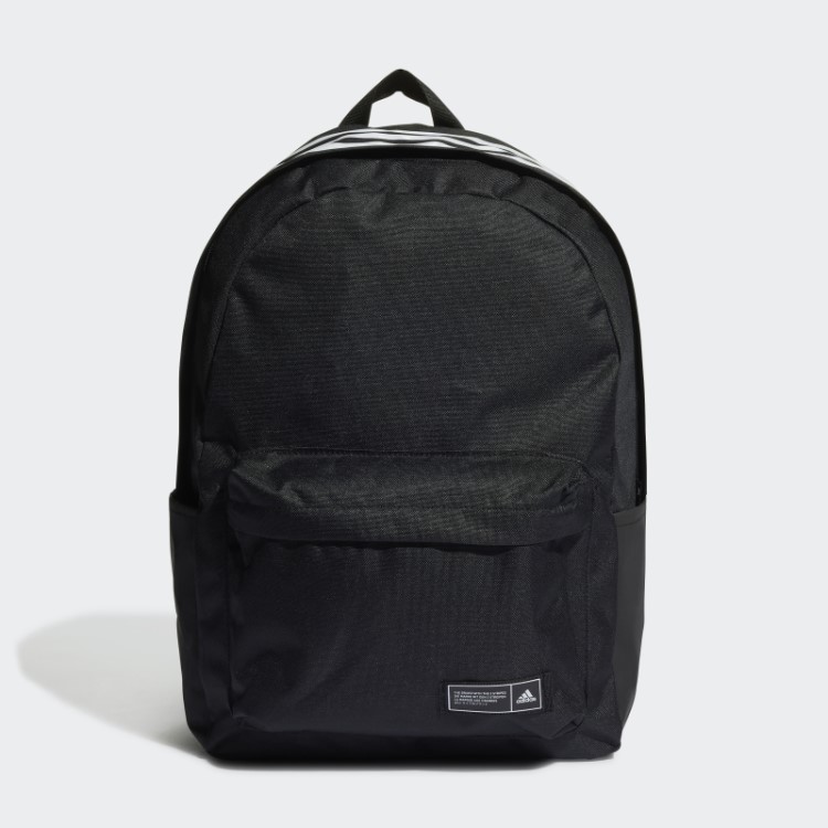 Mochila Adidas Classic 3 Listras Branca
