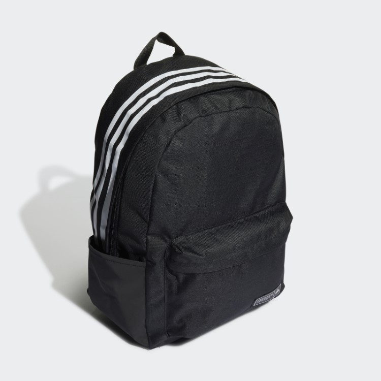 Mochila Adidas Classic 3 Listras Branca