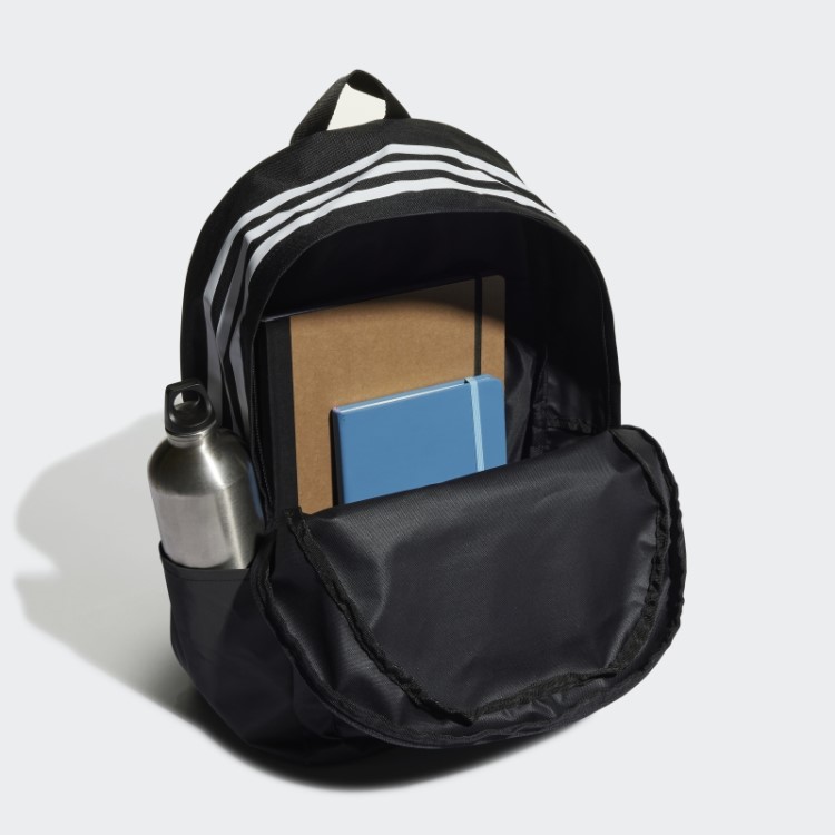 Mochila Adidas Classic 3 Listras Branca