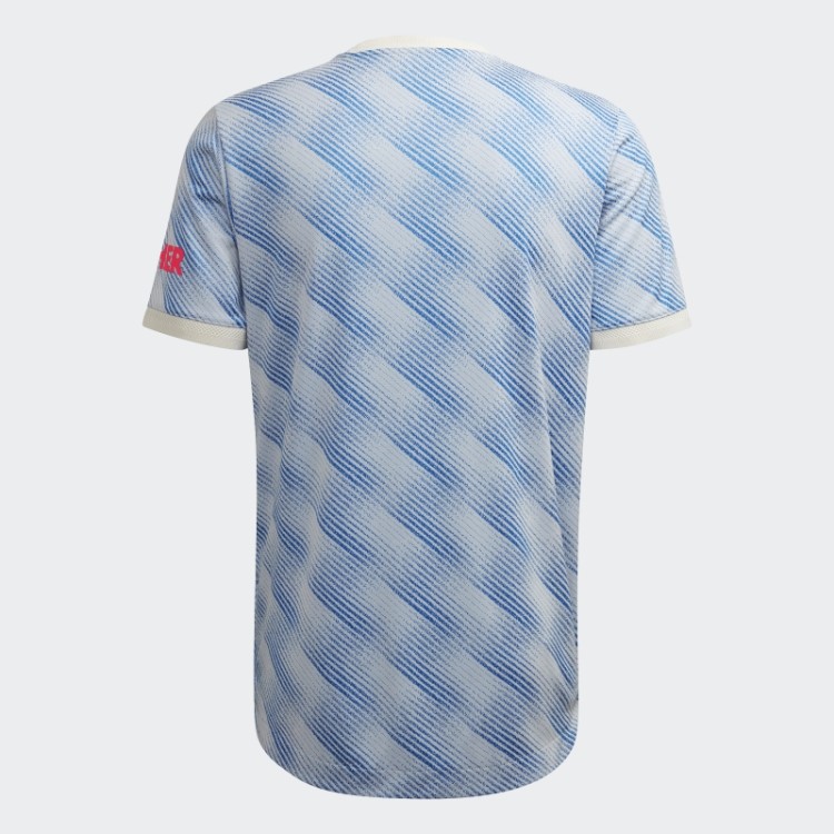 Adidas White Manchester United 21/22 Away Camisa Autêntica