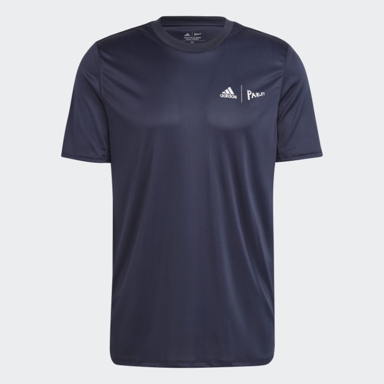 Camiseta De Corrida Adidas X Parley Fashion Com Tinta