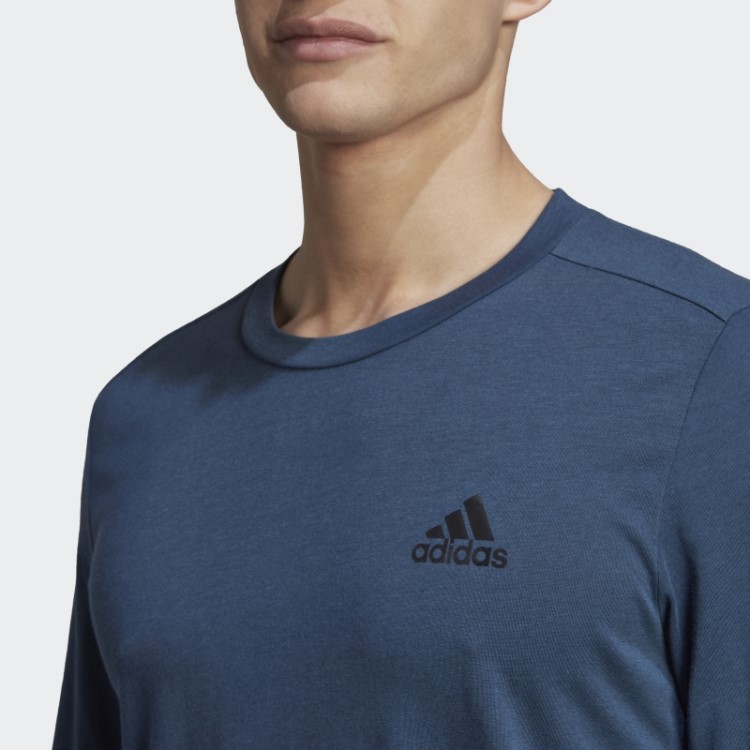 Camiseta Esportiva De Manga Longa Com Design Aeroready Navy 2 Move Feelready Adidas