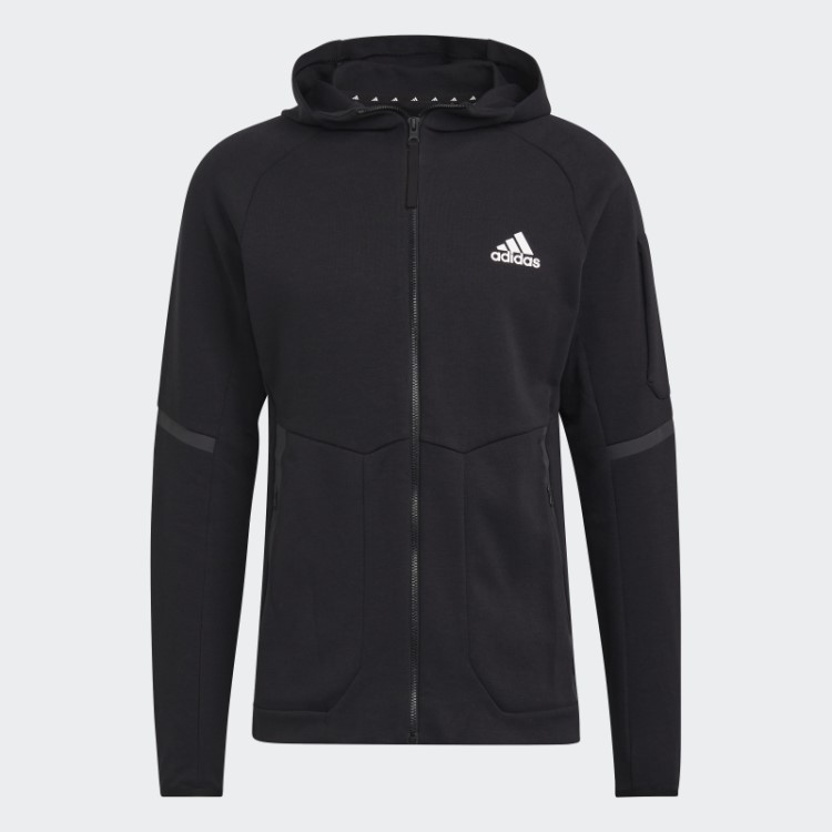 Projetado Para Gameday Jaqueta Com Zíper Completo Adidas Preto