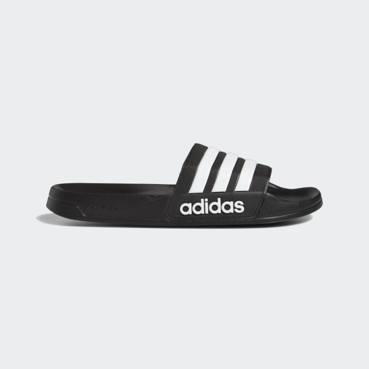 Chinelos De Banho Adilette Preto/branco Da Adidas