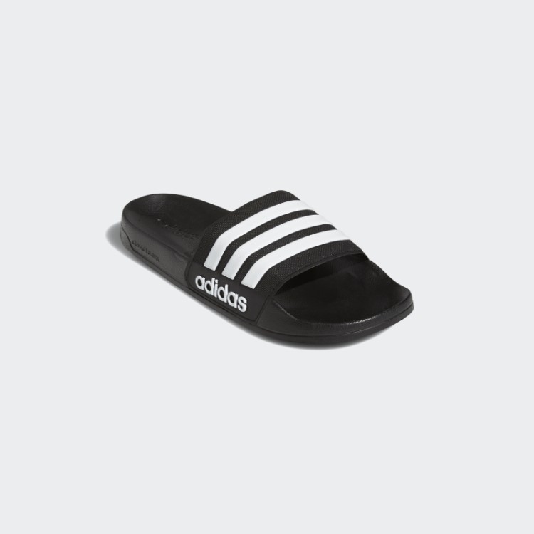 Chinelos De Banho Adilette Preto/branco Da Adidas