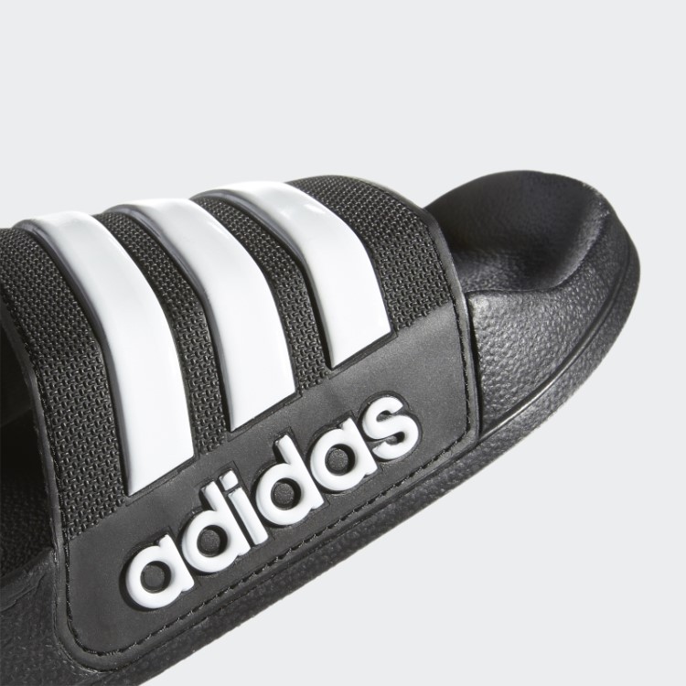 Chinelos De Banho Adilette Preto/branco Da Adidas