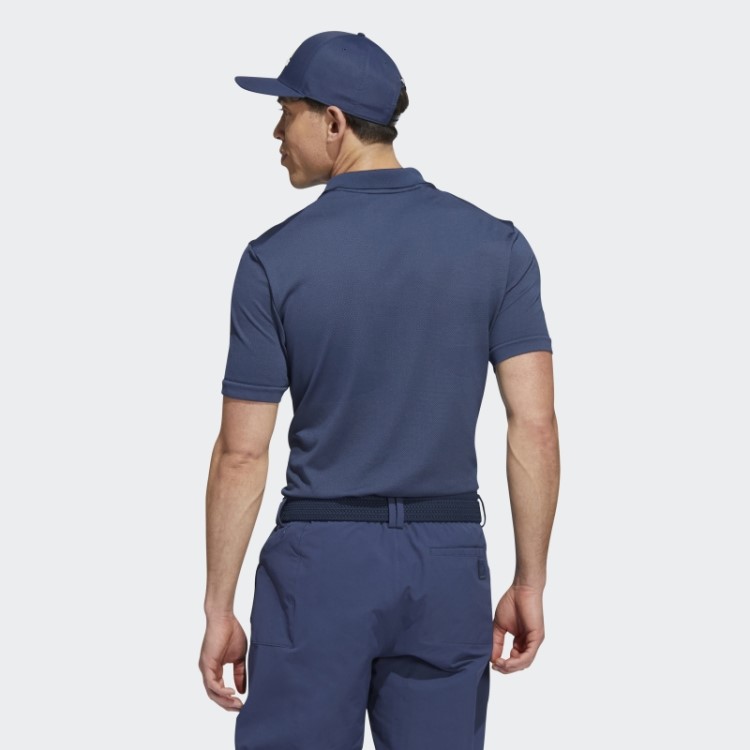 Adidas Marinho Go-to Camisa Polo Sem Costura