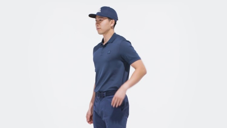 Camisa Polo Adidas Go-to Sem Costura Azul Marinho