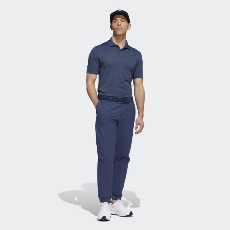 Camisa Polo Adidas Go-to Sem Costura Azul Marinho
