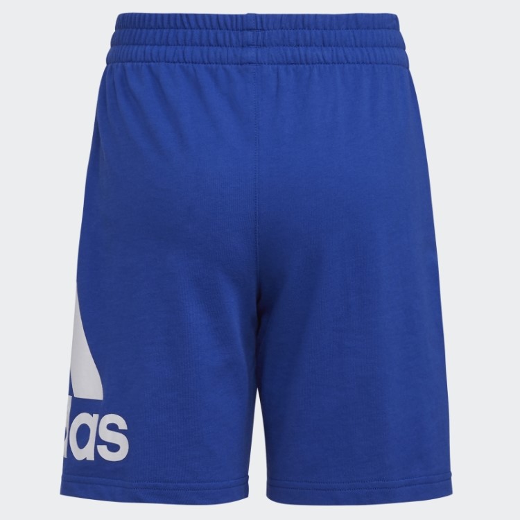Adidas Royal Blue Essential French Terry Distintivo De Shorts Esportivos