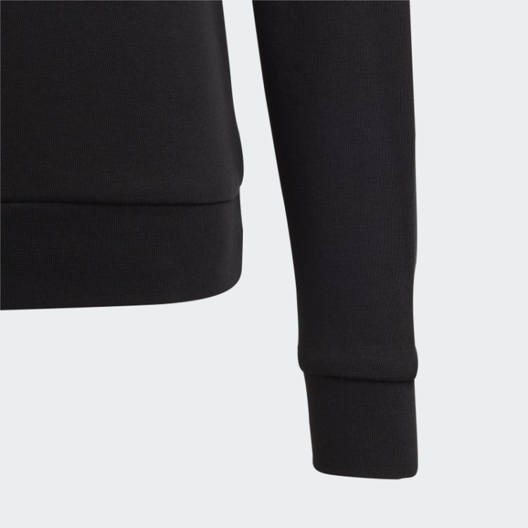 Adidas Essentials Moletom De Algodão Com Logo Grande Preto