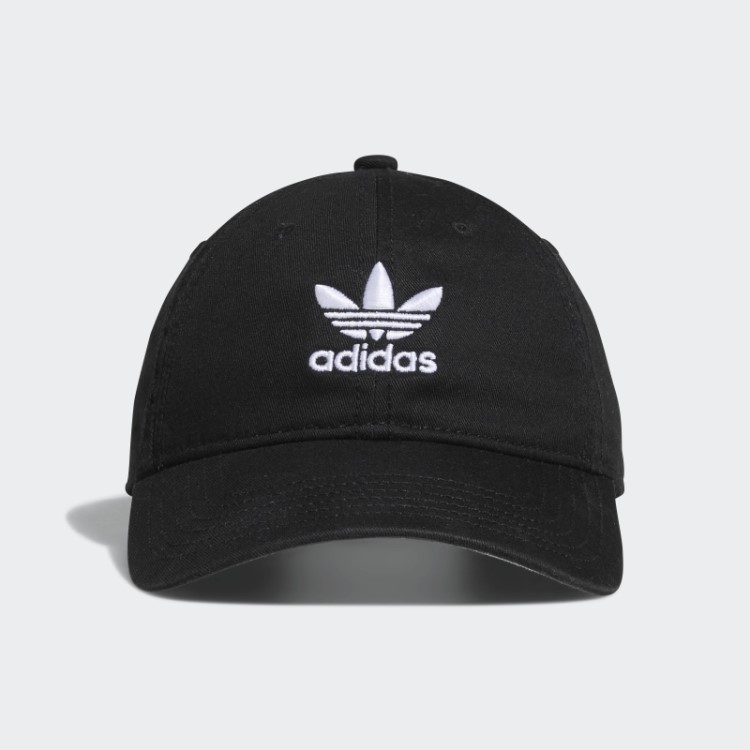 Chapéu Relaxado Lavado Adidas Preto