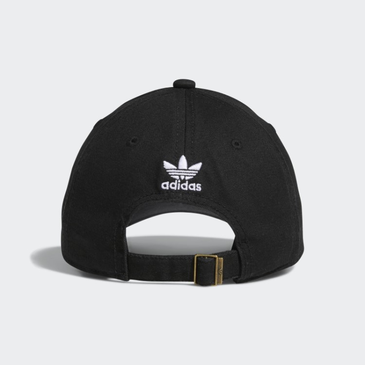 Chapéu Relaxado Lavado Adidas Preto