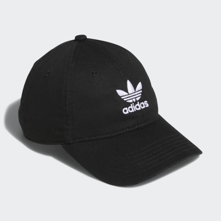 Chapéu Relaxado Lavado Adidas Preto