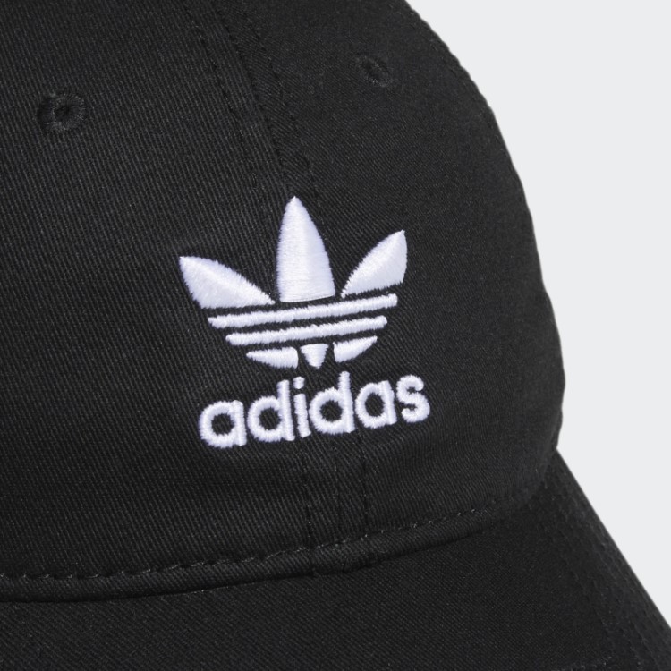 Chapéu Relaxado Lavado Adidas Preto