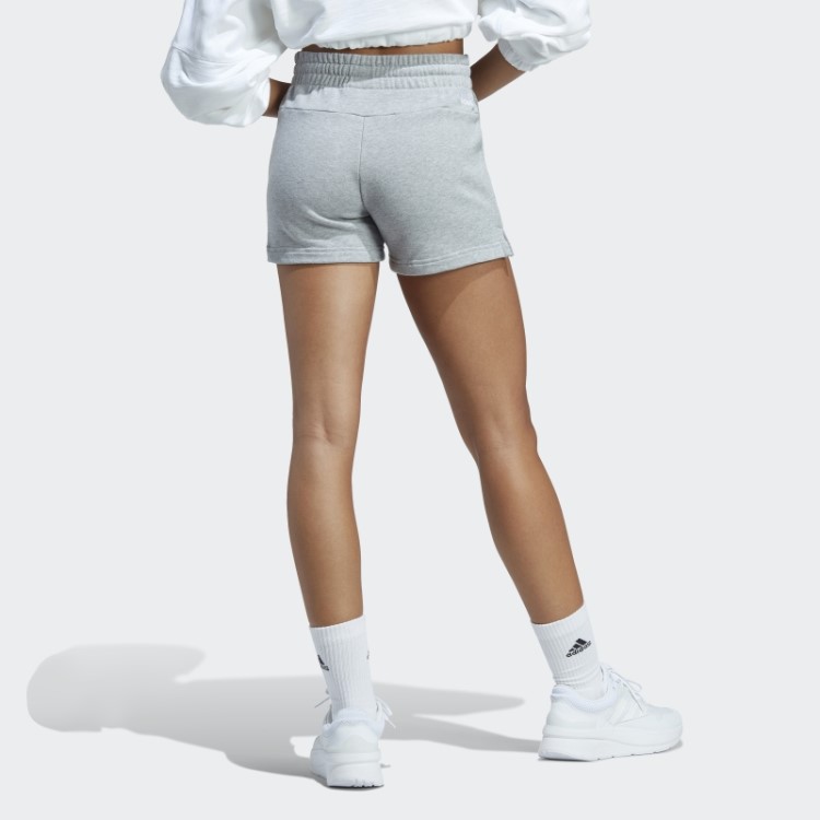Short Cinza Médio Adidas Essentials Linear French Terry
