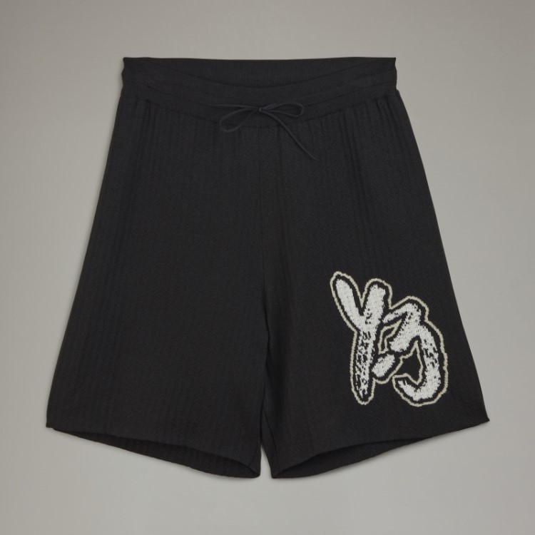 Bermuda De Tricô Com Logo Y-3 Adidas