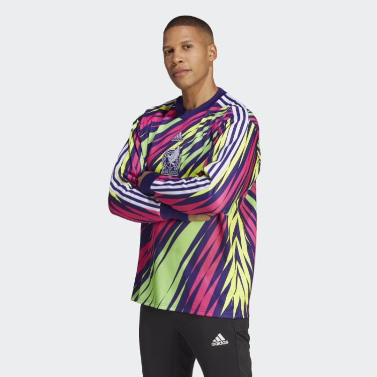 Camisa De Goleiro ícone Do México Faculdade Roxo Adidas