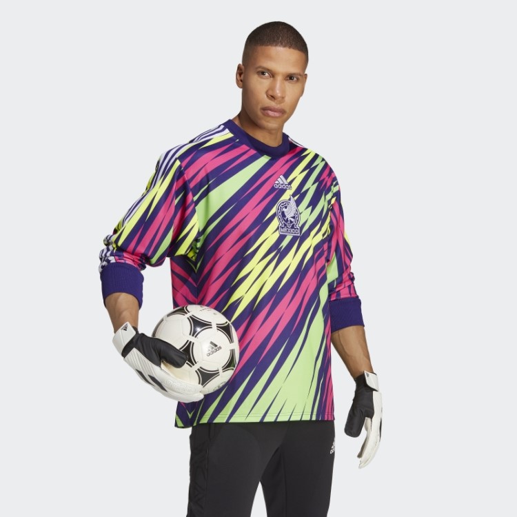 Camisa De Goleiro ícone Do México Faculdade Roxo Adidas