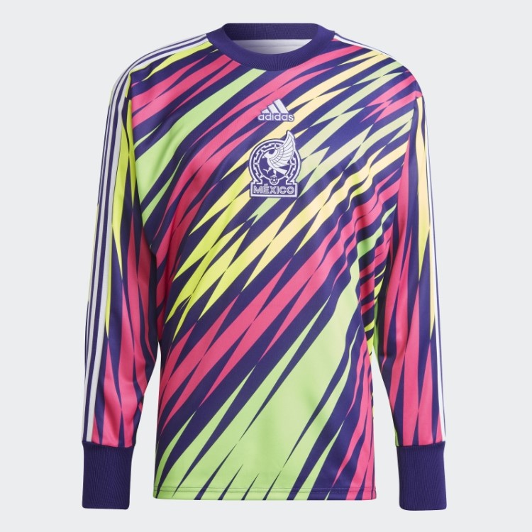 Camisa De Goleiro ícone Do México Faculdade Roxo Adidas
