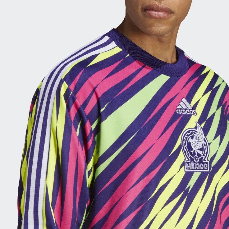 Camisa De Goleiro ícone Do México Faculdade Roxo Adidas