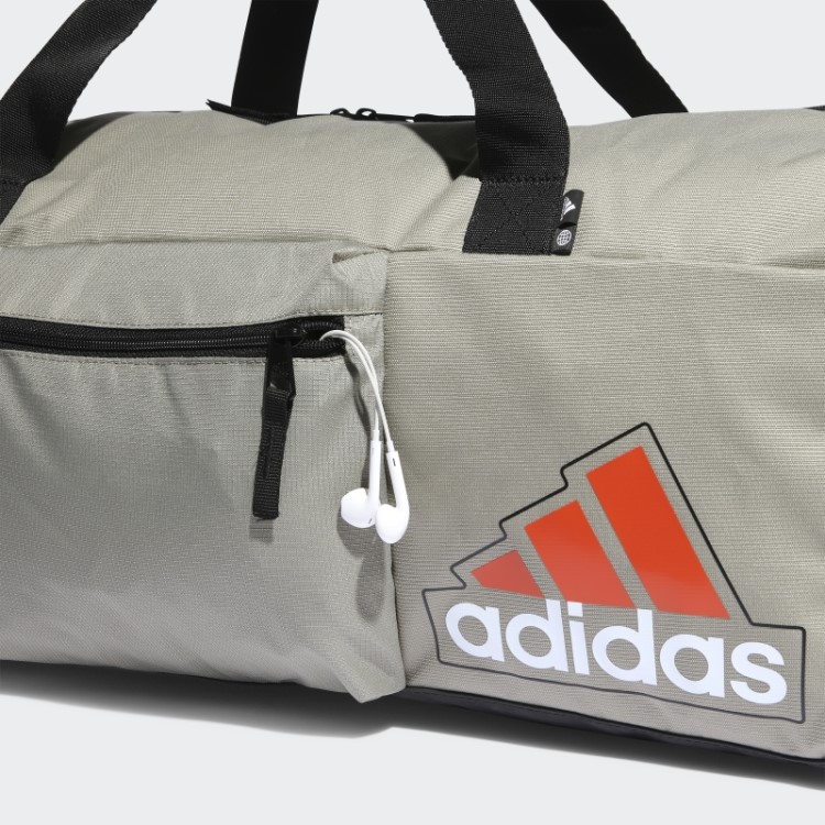 Bolsa Mochila Sazonal Adidas Essentials Prateada Média