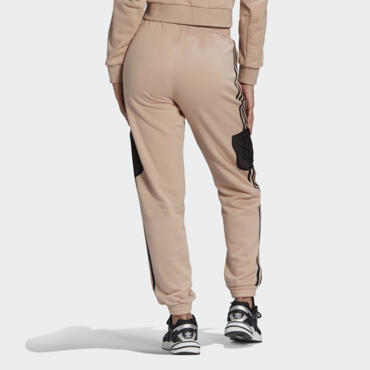Joggers Adidas Com Bainha Em Pérola Cinza