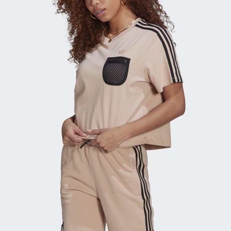 Joggers Adidas Com Bainha Em Pérola Cinza