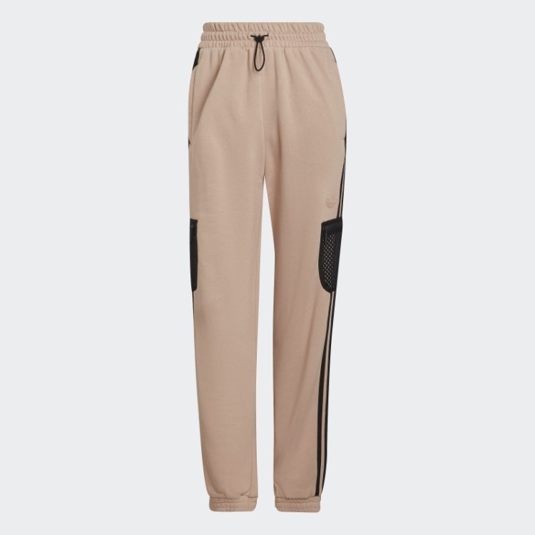 Joggers Adidas Com Bainha Em Pérola Cinza