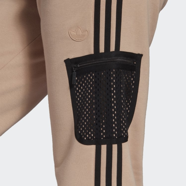 Joggers Adidas Com Bainha Em Pérola Cinza
