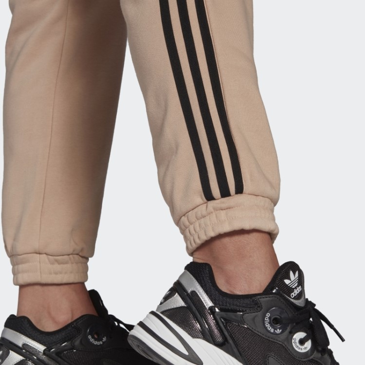 Joggers Adidas Com Bainha Em Pérola Cinza