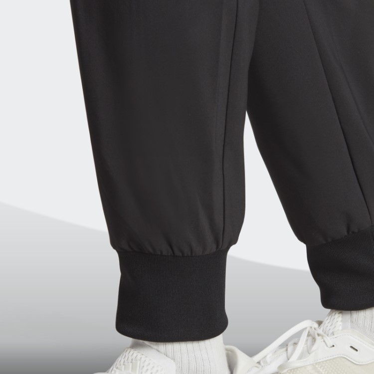 Calça Cargo Cargo Com Logo Tecido Adidas Black Essentials