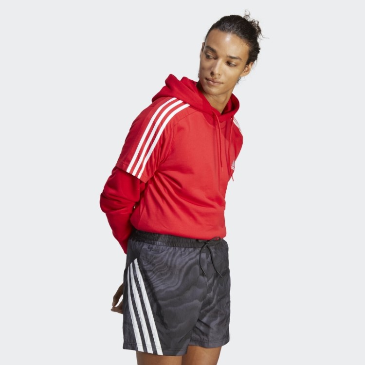 Camiseta Adidas Scarlet Essentials Em Jersey Simples Com As Três Listras